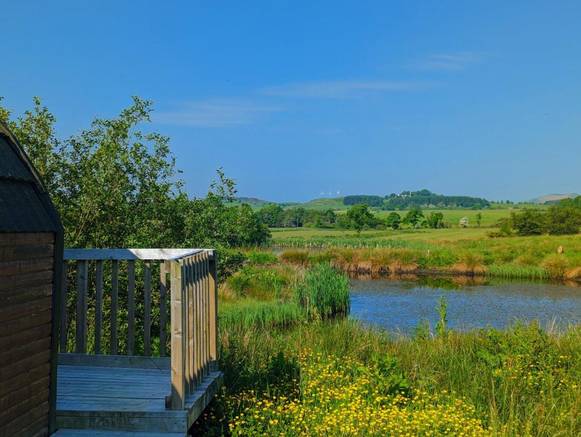 Pond View Pod 1 With Outdoor Hot Tub - Fife - Loch Leven - Lomond Hills Villa Kelty ภายนอก รูปภาพ